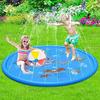 Summer Outdoor Garden Lawn Sea Animal Inflatable Cold Water Spray Kids Sprinkler Interactive Play Game Pad Mat Tub Bath Toys
