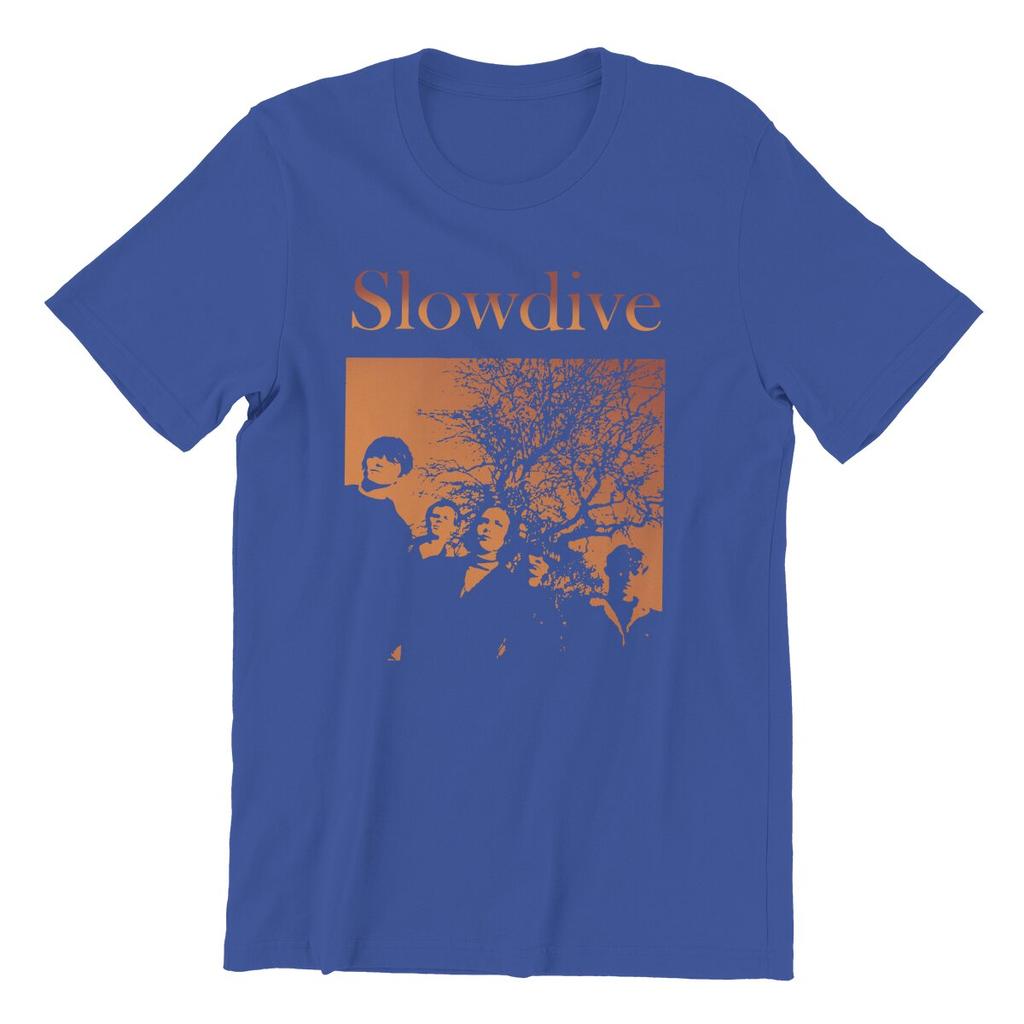 Men's Slowdive Tour 90s T Shirt Cotton Tops Casual Short Sleeve O Neck Tee Shirt Classic T-Shirts