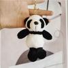 Plush Soft Panda Keychain Cute Black Animal Toy Bag Charm For Kids Adults And