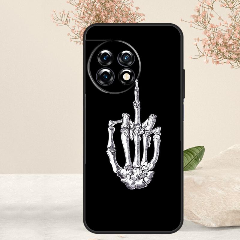 Middle Finger Case For OnePlus 15R 13R 13T 15 13 12 12R 11 10T 8 9 10 Pro Nord 5 CE 4 3 Lite N20 N30 Cover