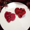 3pc/set Cloth Butterfly Orchid Hair Clip Sweet Chinese Style Hairpin Bride Flower Side Clip  Gifts