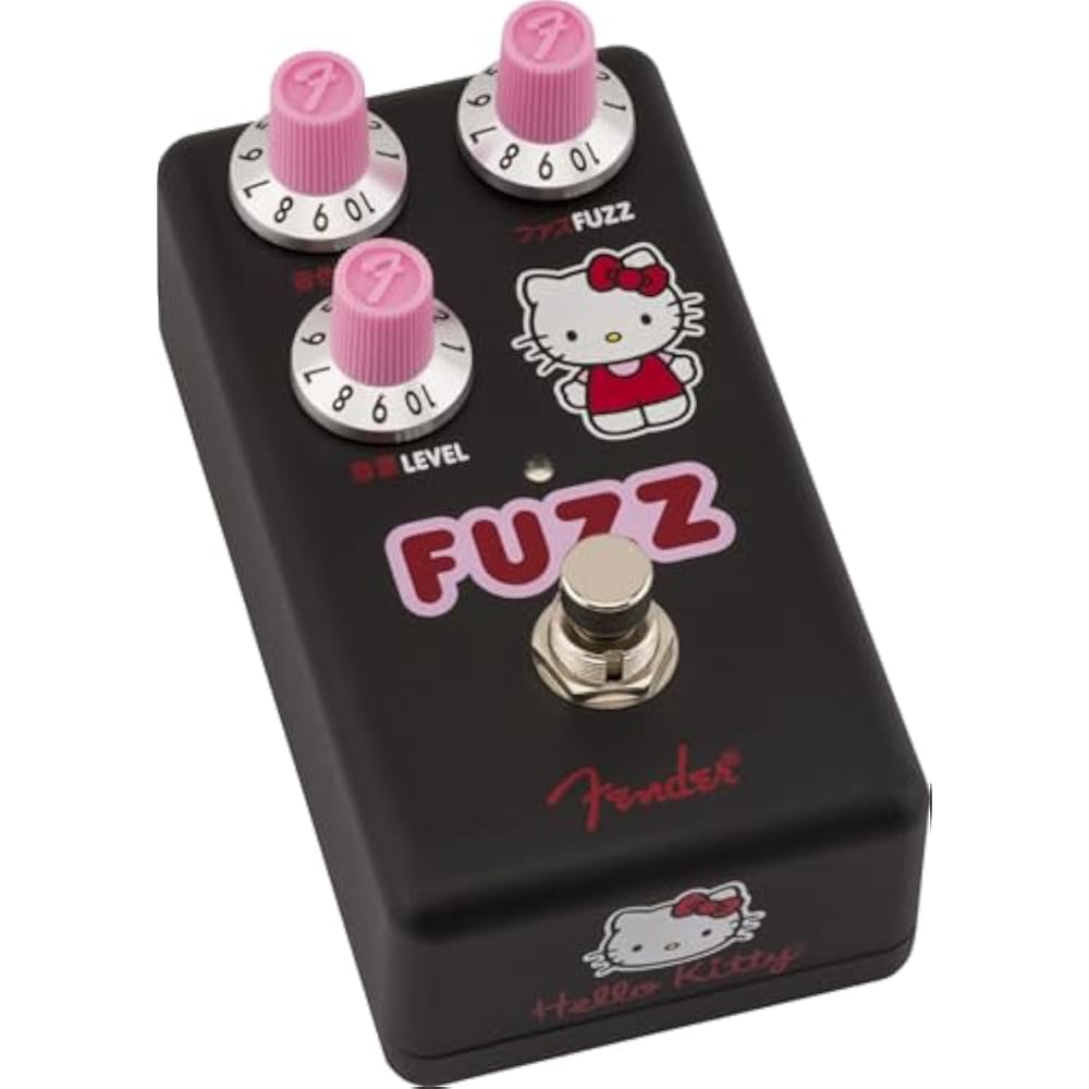 Fender Hello Kitty Black Fuzz Pedal Compact Effector [Fender X Hello Kitty Vol.2] Fender