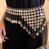 2000s Fringed Adjustable Waist Chain Bohemian Hip Belly Dance Jewelry For Women Stage Show Party And Vacation Outfit
