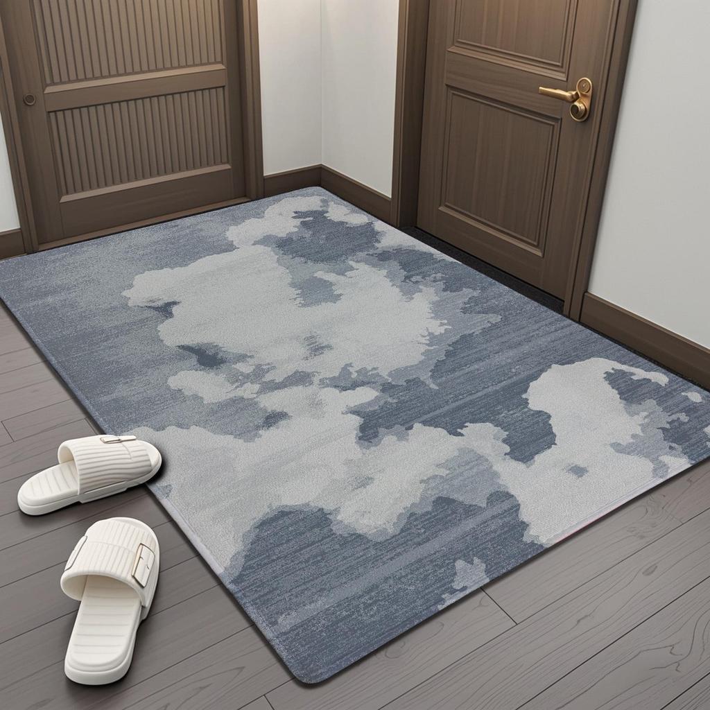 Entrance Door Mat Carpet Nordic Retro Door Mat Entrance Foyer Home Living Room Mat