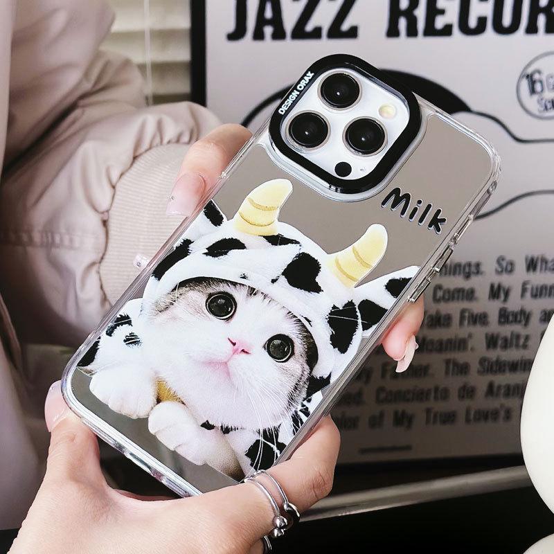 Zhitai 3-in-1 Mirror Case for iPhone 12/13 Pro/14/15 Pro & Apple 16