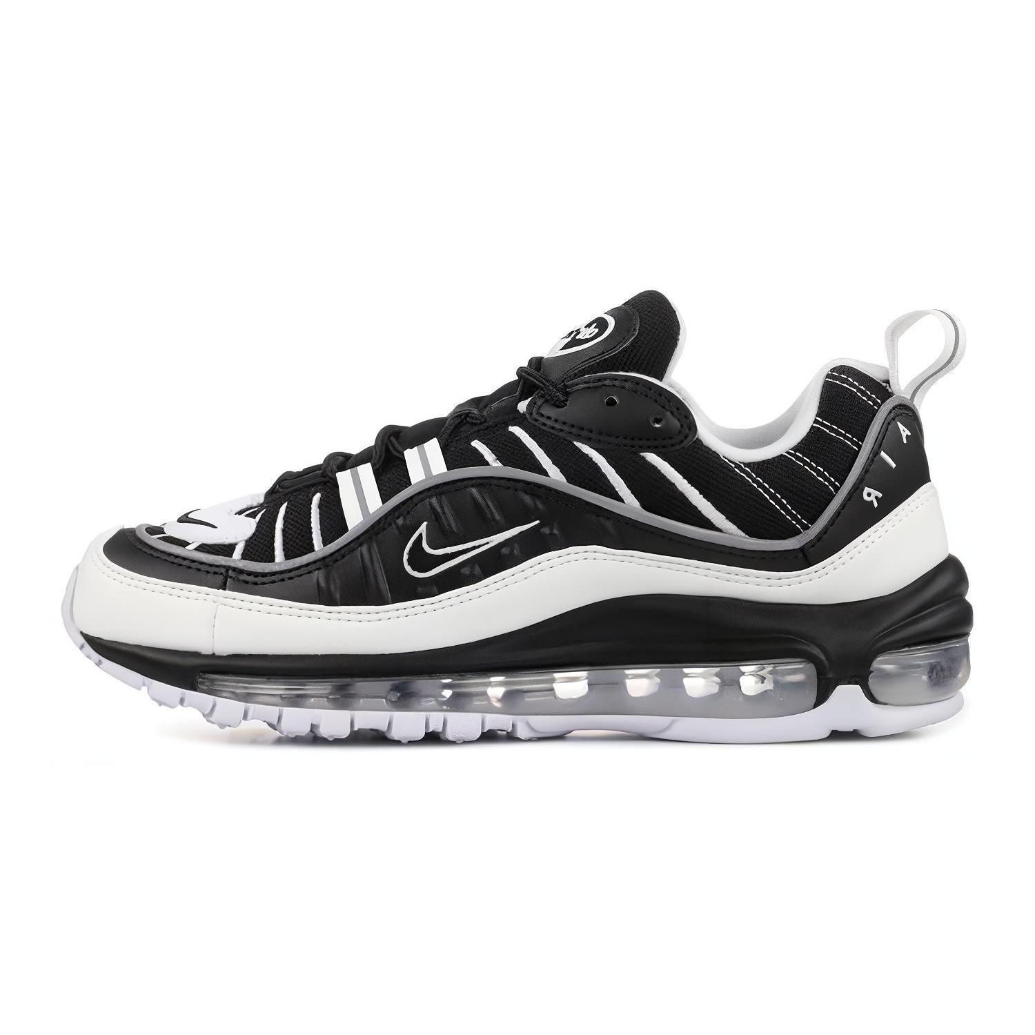 

новые Nike Air Max 98 GS Черный/Серебристый 37.5