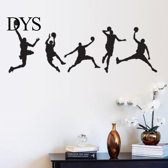 Play Basketball Man Wall Decal Bedroom DIY Removable PVC Sticker Mural Decor