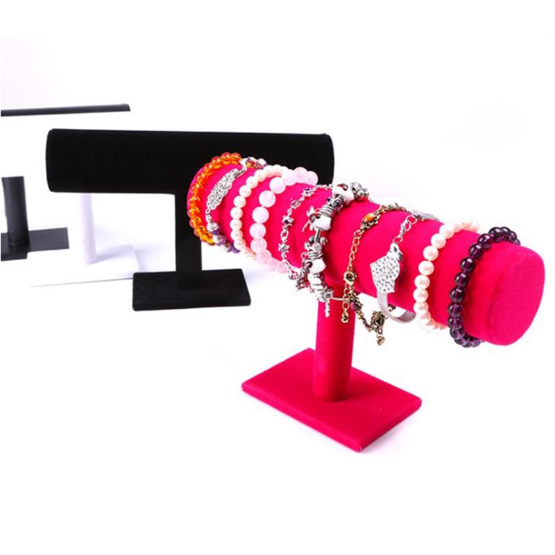 T Bar Velvet Hairband Headband Holder Retail Shop Display Stand Rack Holder