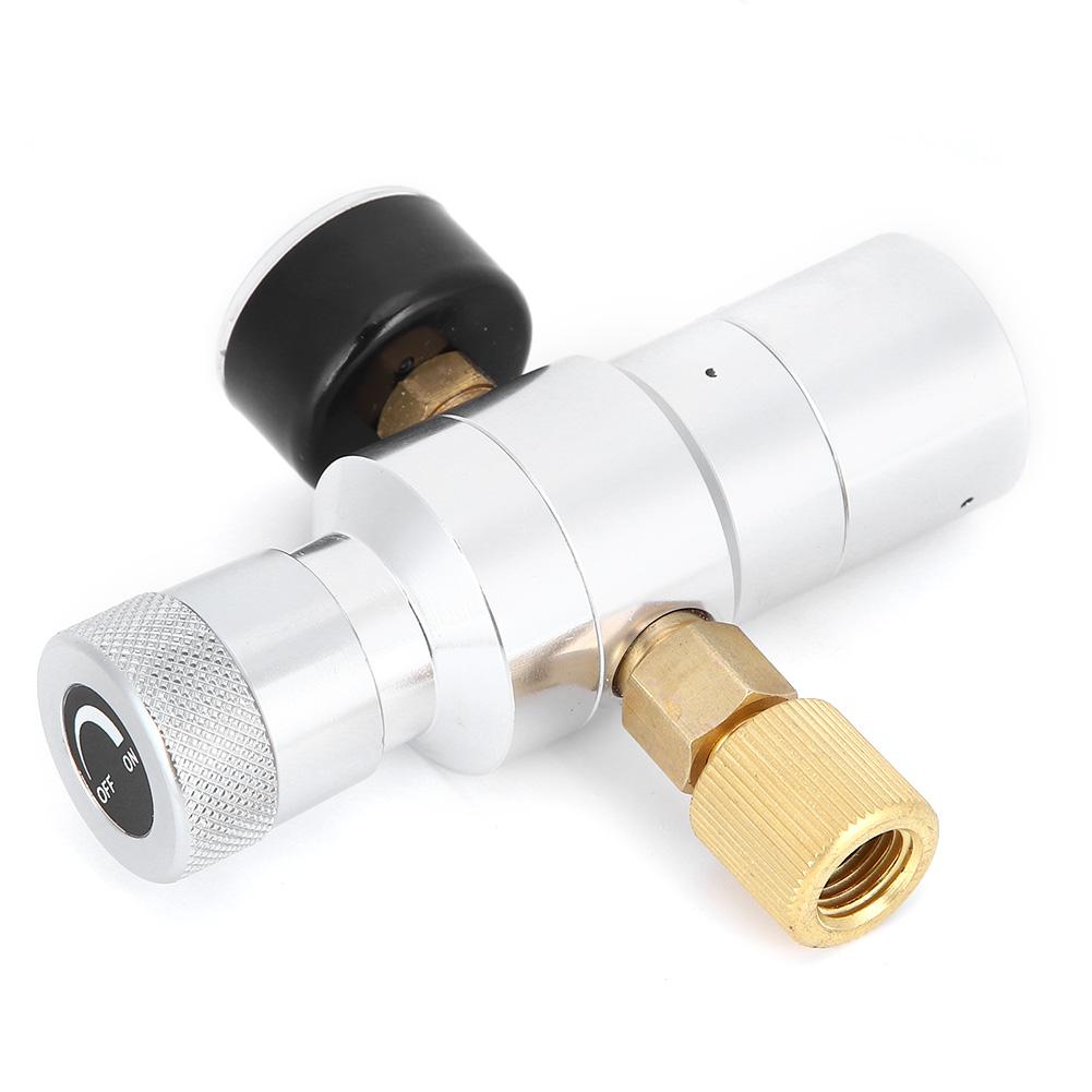 CO2 Regulator Mini Homemade Beer Soda Water Making Tool Aluminium MFL 3 8‑Inch 0‑150PSI
