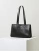Jill By Jillstuart [New School] Logo Color Block Leather Horizontal Shoulder Bag