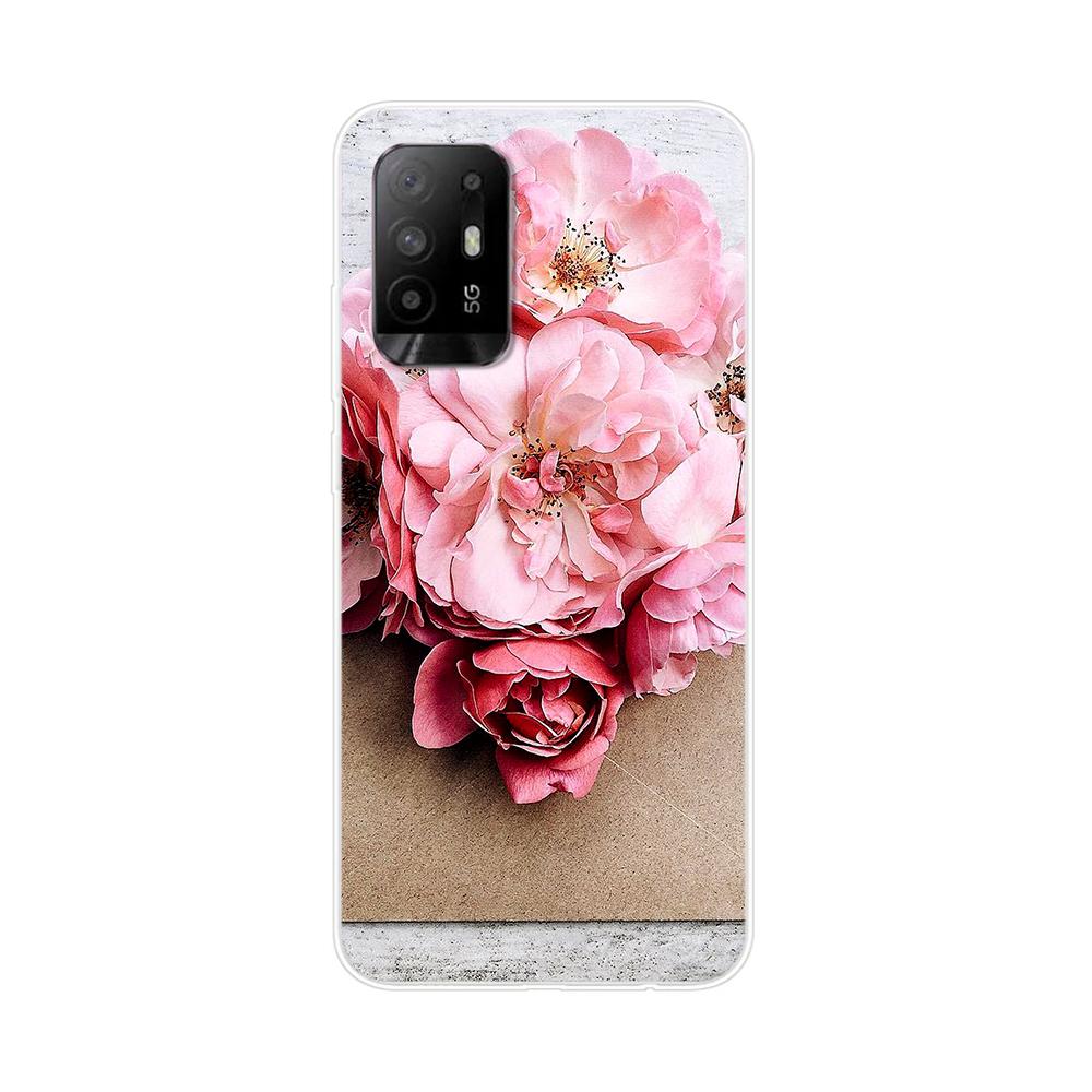 

Cover For Oppo Reno5 Z Case Flower Animal Cover Silicone Case for OPPO Reno 5Z Reno 5 Z 5G 6.43 Cover Bumper Phone Case Coque OPPO Reno5 Z 5G