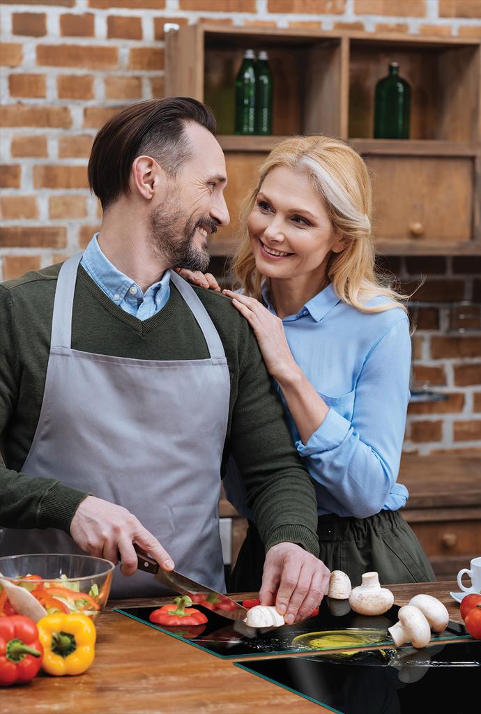 SZKLANA PŁYTA OCHRONNA NA KUCHENKĘ 90x52 WINO