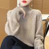 Women Sweater 100% Wool MODERN NEW SAGA Turtleneck Knit Pullover Thick Winter Jumpers Female Knit Tops