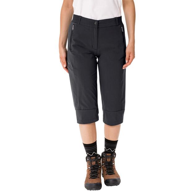 Брюки VAUDE Farley Stretch Capri III черный