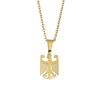 Stainless Steel German Eagle Necklace for Women - Simple and Stylish