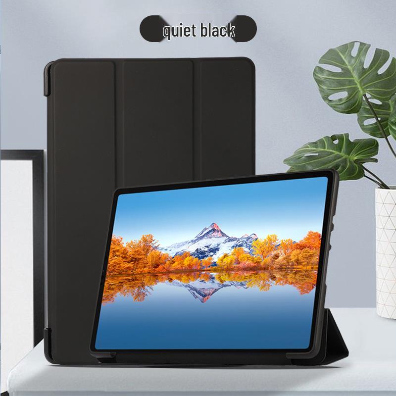 Suderinamas silikoninis ir odinis trijų dalių dėklas Samsung Galaxy Tab A7 T500 & A8 X200 (2021 m) P610
