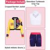 Kpop Rumi Party Girls Demon Costume Hunters Cosplay Outfit Jacket Top Shorts Kids Halloween Costumes Singer Cosplay