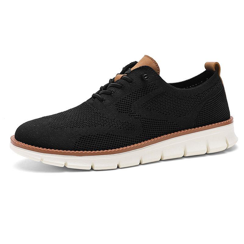 Large Size Autumn and Winter Board Shoes Low-top Casual Sports Shoes Breathable Fly-woven Mesh Single Shoes