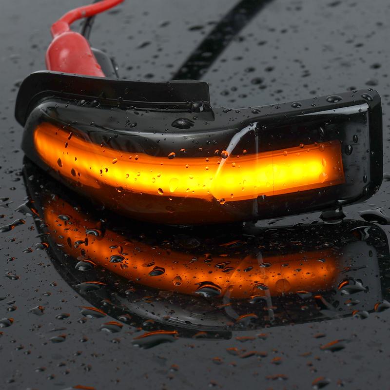 

Pair Mirror Amber Dynamic Turn Signal Light LED Parking Driving For Toyota Camry Corolla Avalon Yaris Prius C Venza Altis Vios