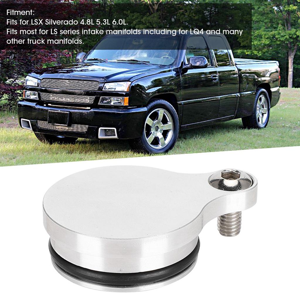 EGR Delete Tube Plug Intake Block Off Plate 005 Fits for LSX Silverado 4.8L 5.3L 6.0L