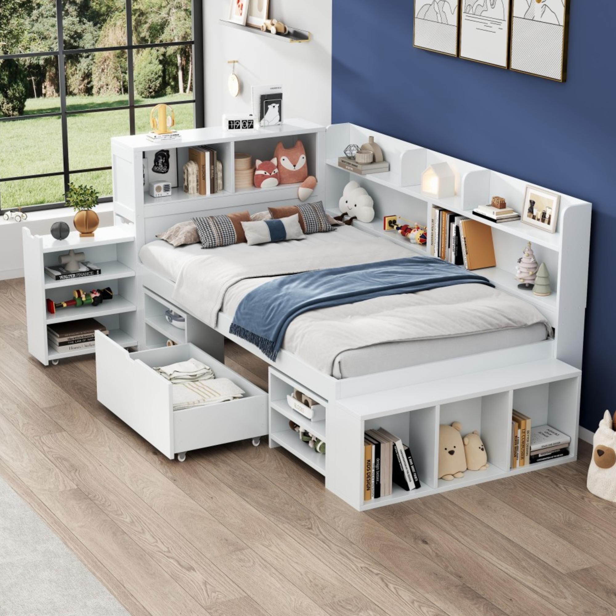 Children`s Bed, 90*200 cm, Multifunctional with