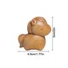 Handmade Wood Horse Statue New Year's Decor Traditional Craftsmanship Fortune Lucky Home Office Decoration