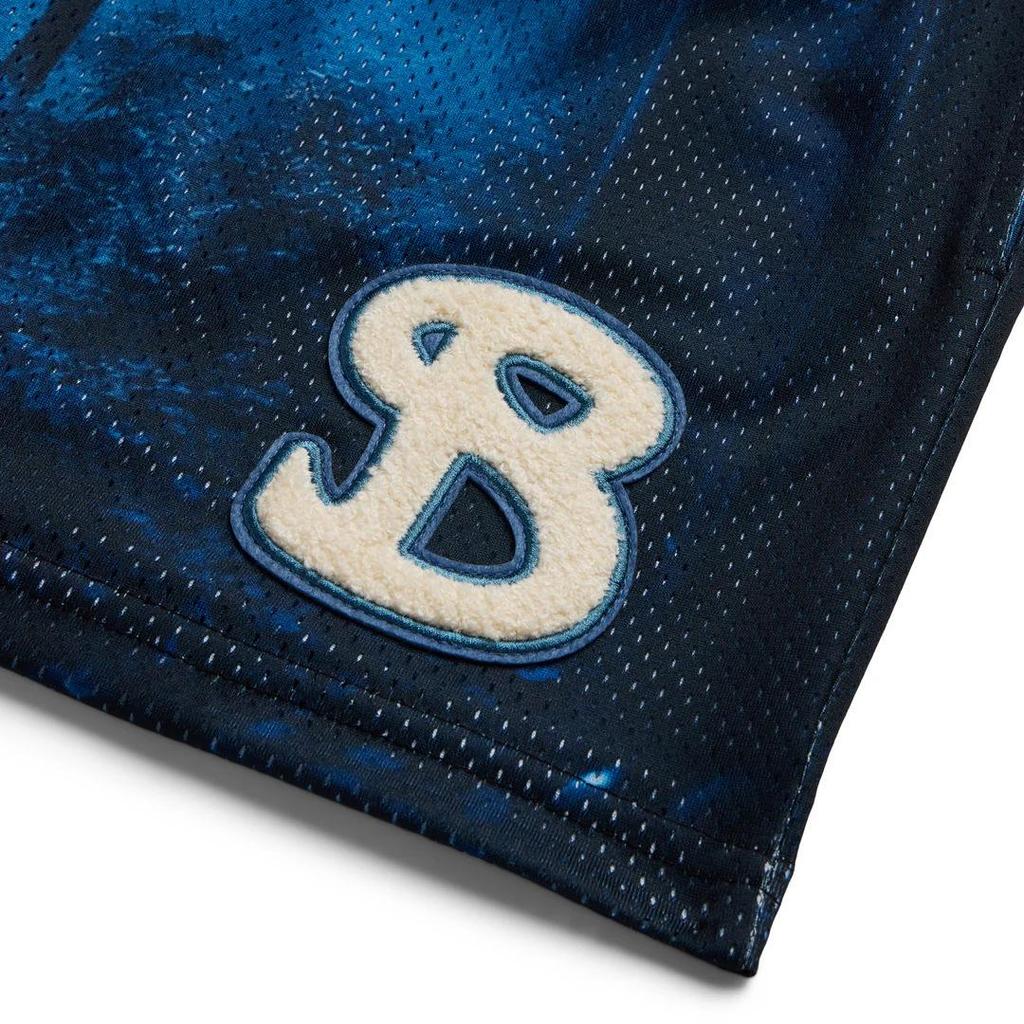 BKTSQD American Trend Ghost Style Men's Quick-Dry Mesh Basketball Shorts