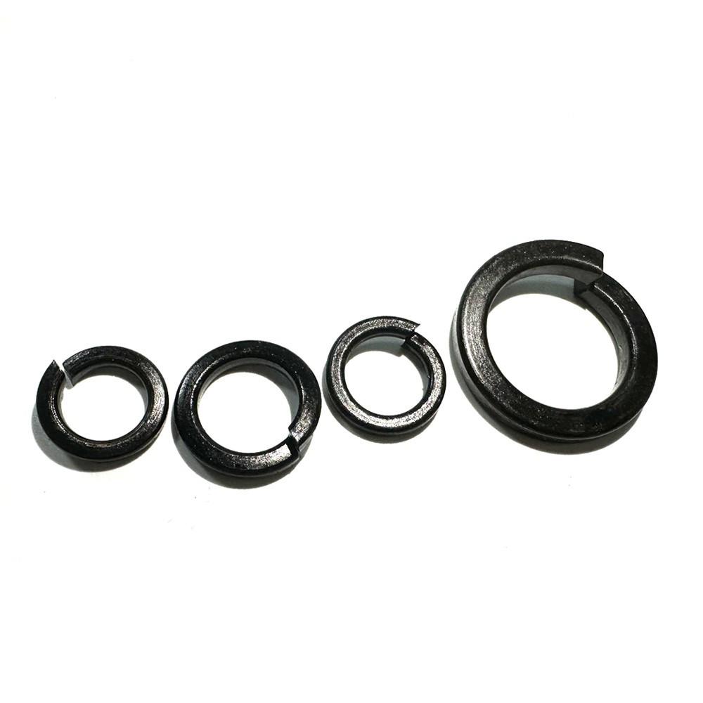 Blackened Spring Washer - Elastic Open Washer in Grades 8.8, Sizes M4 to M16