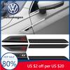 Für VW Volkswagen Jetta MK5 Golf 2 Stück ABS GTI 4 Motion R RLINE Letter Auto Kotflügel Seitenflügel Emblem Abzeichen Aufkleber Für VW Volkswag