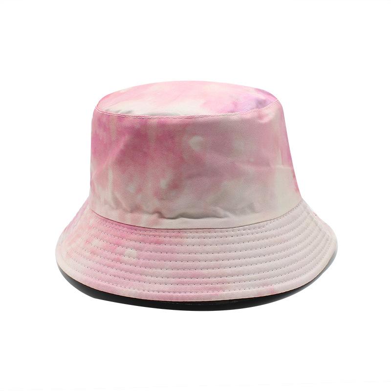 Ins DoubleSided Tie Dyed Fisherman Hat Children Spring And Summer Trendy Men Versatile Sunshade Sunscreen Street Basin Hat