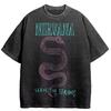 Nirvana Rock Band Maglietta Lavata Vintage Uomo Donna Estate Abbigliamento in Cotone Hip Hop Moda Girocollo Manica Corta Top Unisex