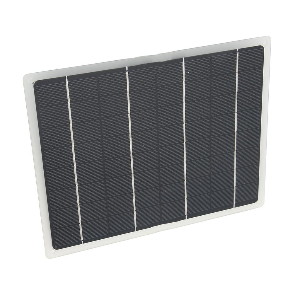 10W Solar Panel Portable Solar Battery Charger RV Accessories with Dual USB Port for Car