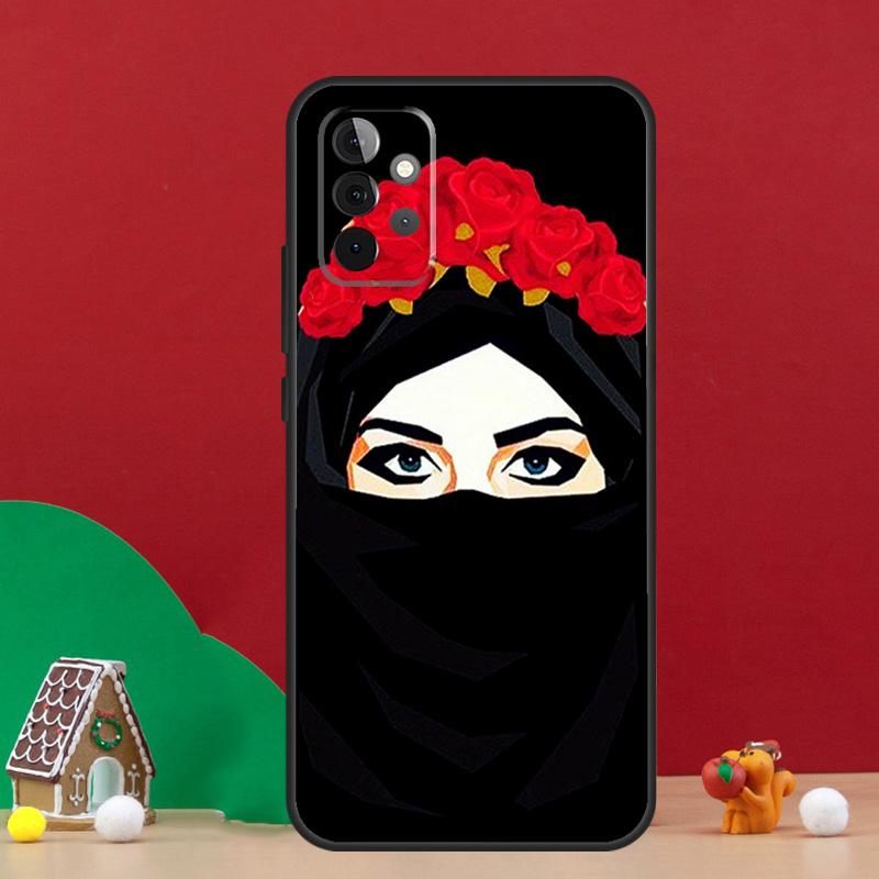 Muslim Islamic Girls Arabic Hijab Case For Samsung Galaxy A56 A33 A13 A36 A23 A52 A32 A12 A54 A34 A14 A16 A53 A15 A35 A55 A17