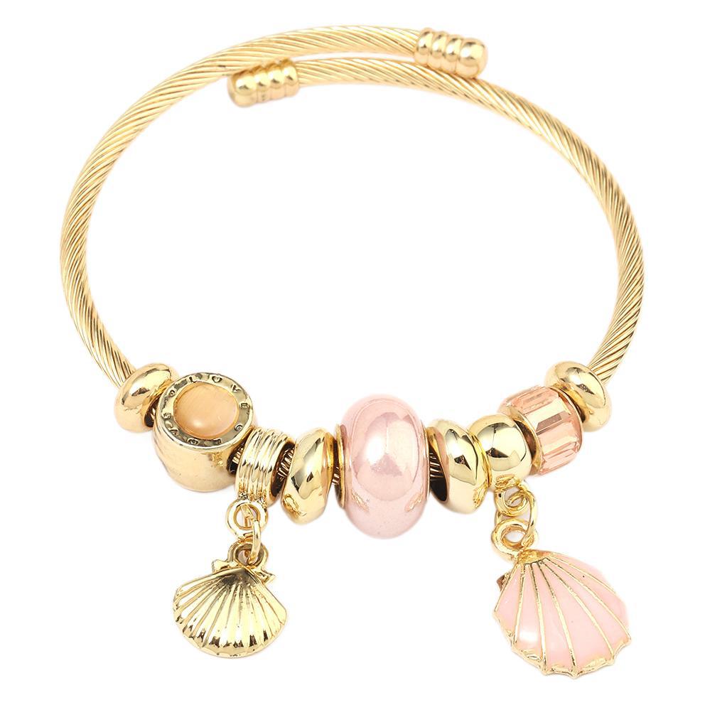 

Exquisite Shell Decorated Women Spring Bracelet Luxury High End Jewelry Niche Design