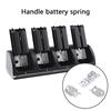 Battery Holder for Controller Nunchuck Hand Curved Handle Accessories Replacement Battery Terminals Spring Contacts