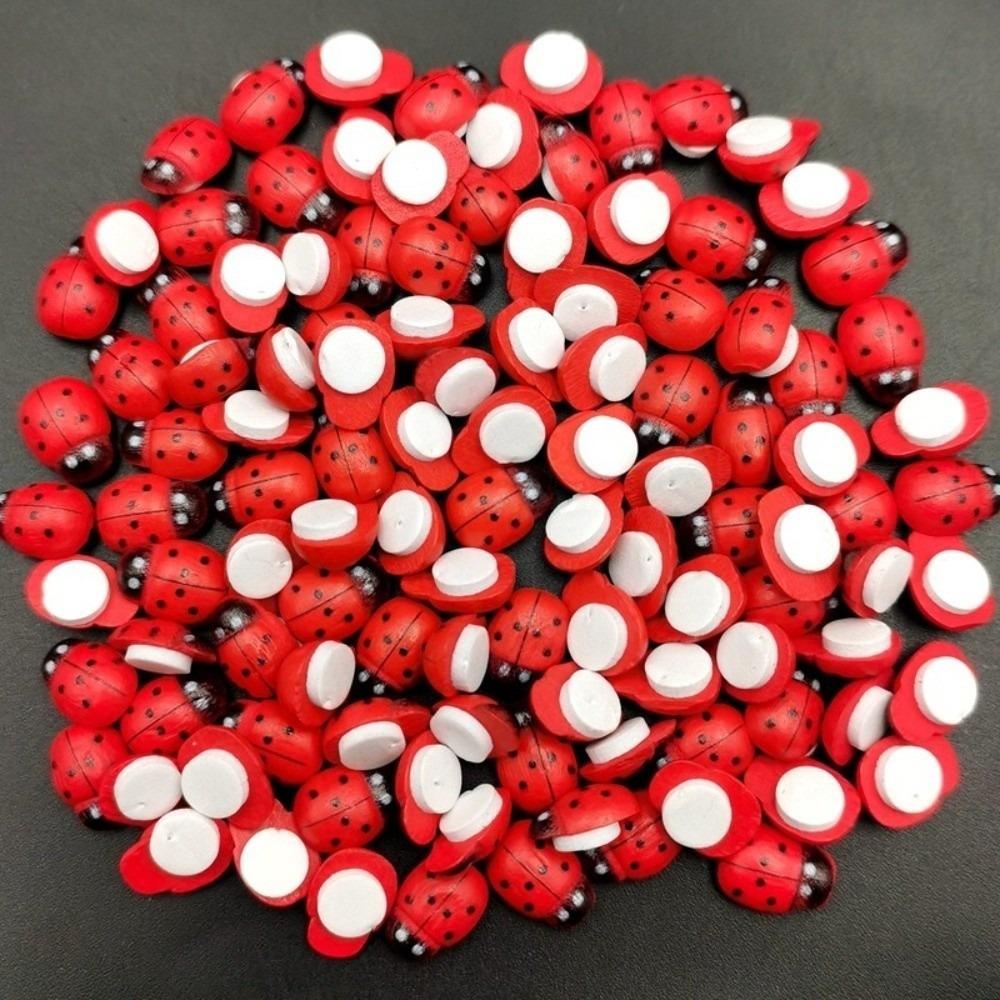 

35/100pcs Insect Wooden Bee Embellishments Tiny Size Wooden Mini Bees Craft DIY