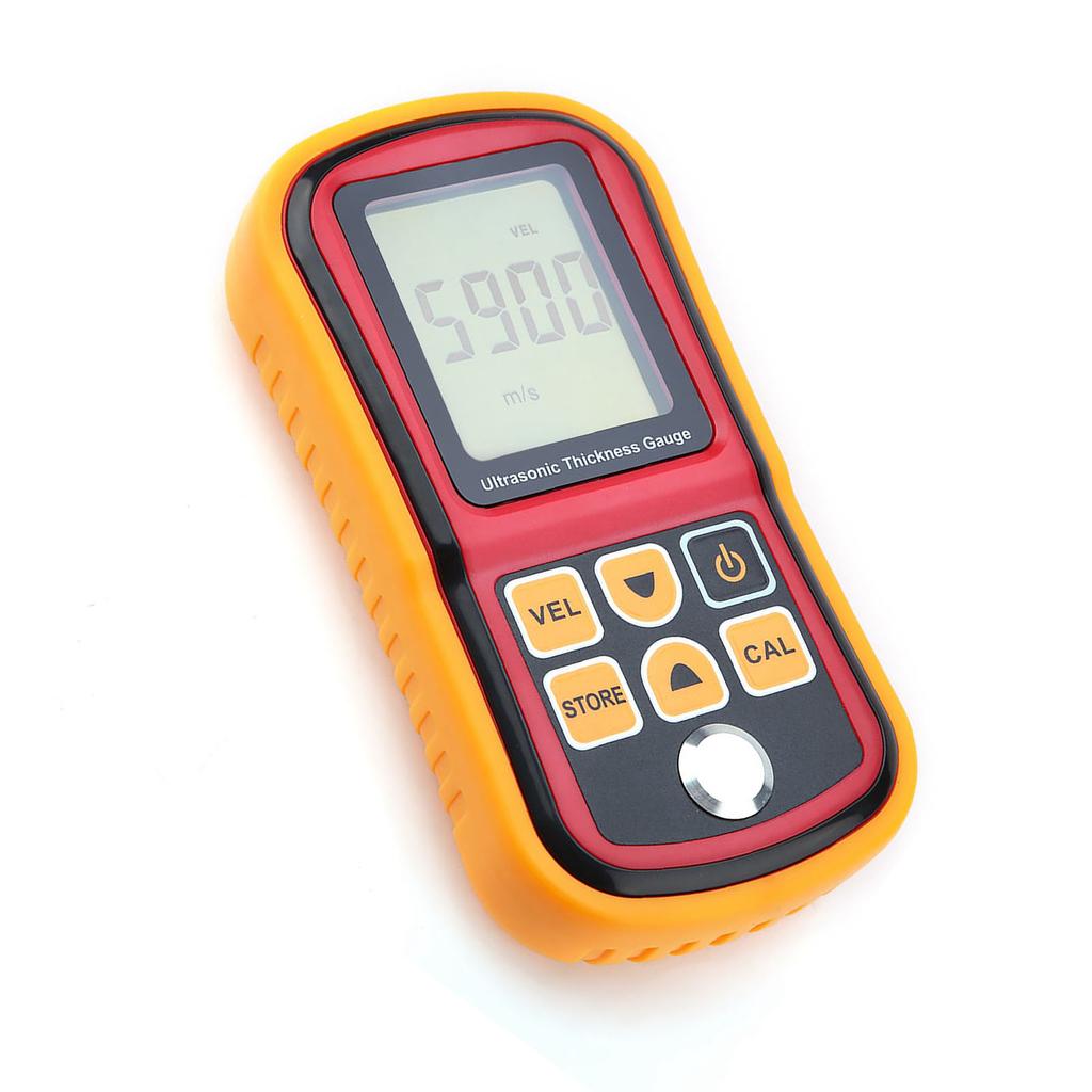 GM100 Digital Ultrasonic Thickness Gauge 1.2‑300mm Steel Width Testing Monitor