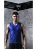 Men's Ice Silk Seamless Summer Slim Fit Vest - Sleeveless Sweatshirt for Youth Sports and Underwear.
