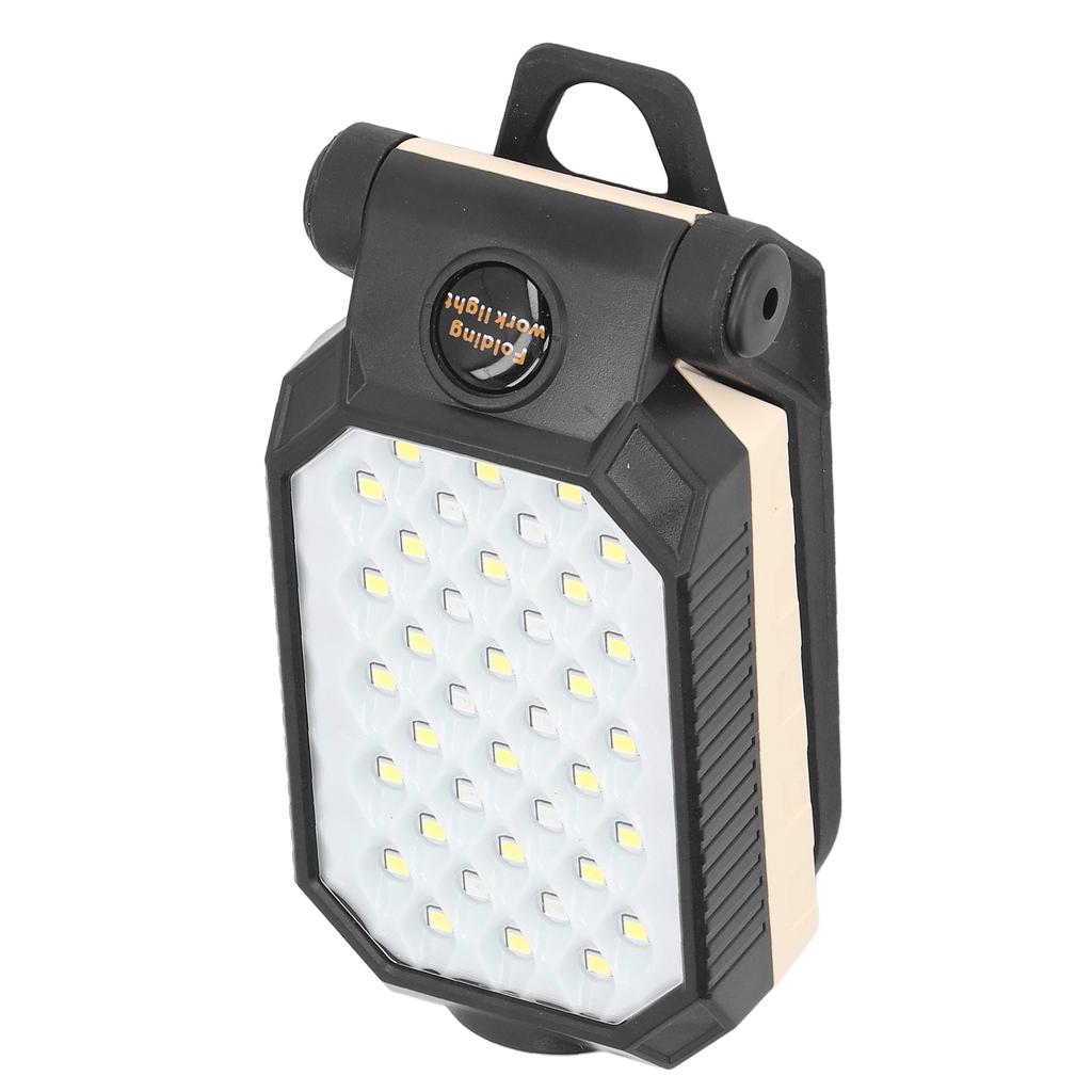 Rechargeable LED Flashlight COB Magnetic Work Light Adjustable Magnet Camping Lantern