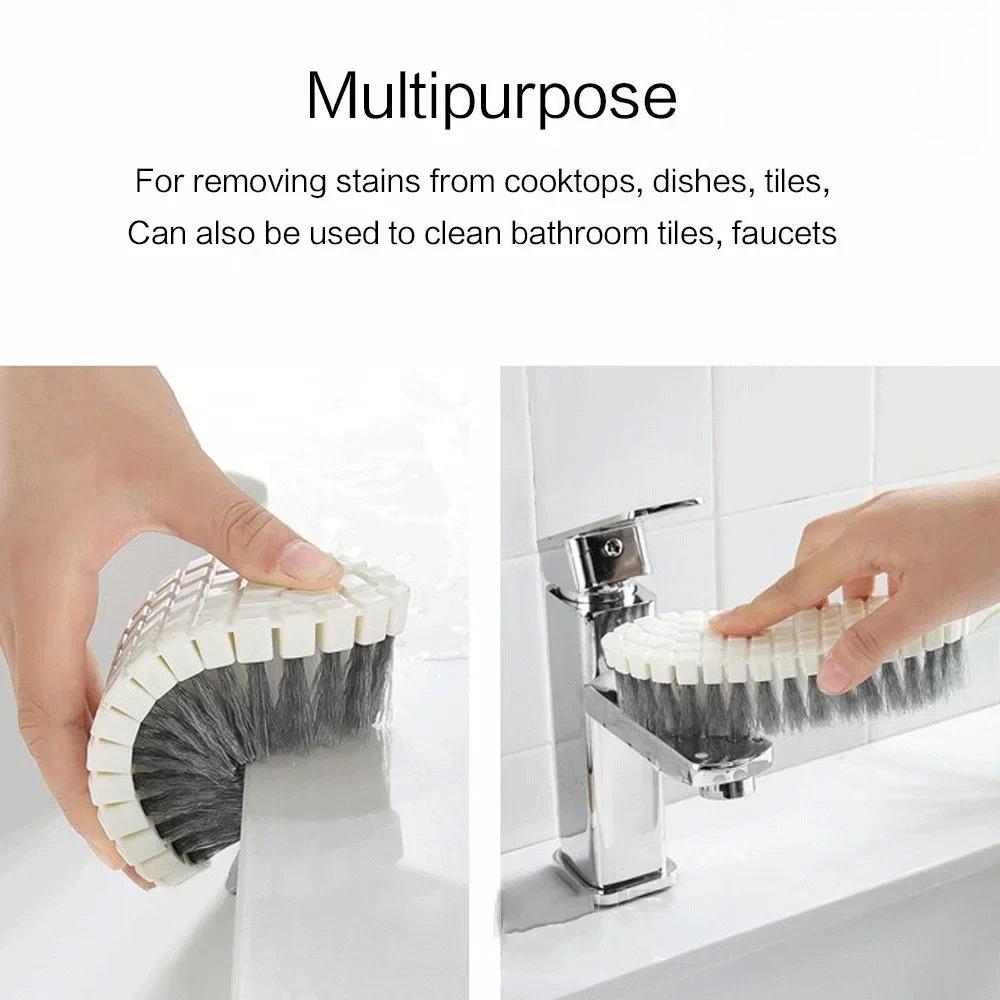 Multifunctional Laundry Bath Brush Kitchen Cleaner Floor Scrub Brush Brush for No Dead Space Bathtub Cleaning Tool