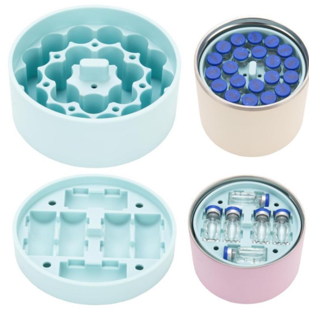 

2/3Pcs Leak Free Vial Storage Inserts Reusable 3ml Vial Size Food Jar Inserts 32oz Jar Capacity Easy to Clean and Reusable