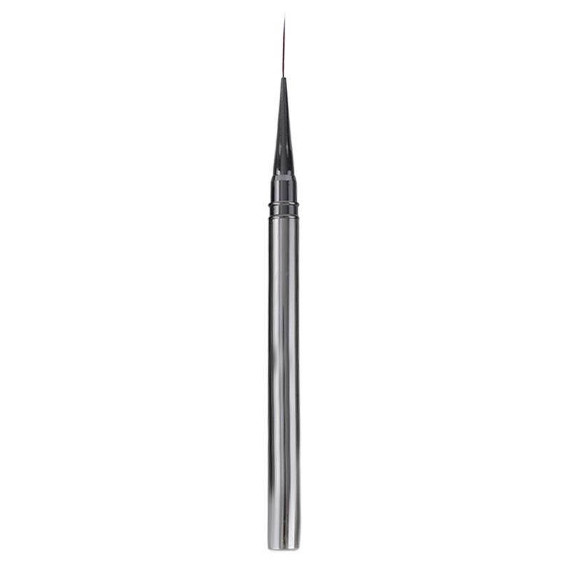 Gunmetal Ultra-Fine Nail Art Liner Pen & Brush Set for Precise Line and Flower Painting
