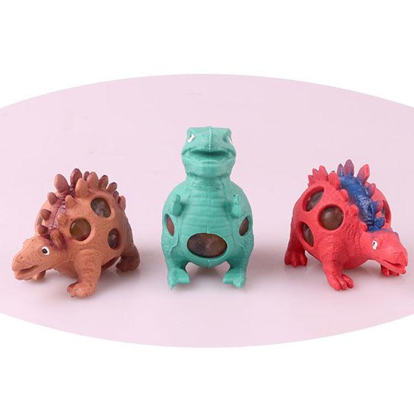 Creative Funny Vent Toy Dinosaur Pinch Ball Toys Animal Decompression Toy Soft Squeeze Random Color Dinosaur Toys