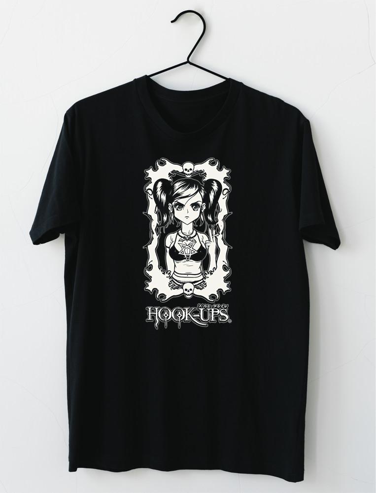 Hookups Sakteboard Lucinda Goth Girl Smoking T-shirt S4XL S