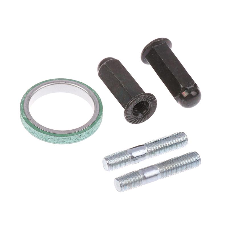 2 Set Egzoz Borusu Vida Conta Kiti Gy6 Motosiklet Scooter Motoru Egzoz Borusu Yedek Parçaları