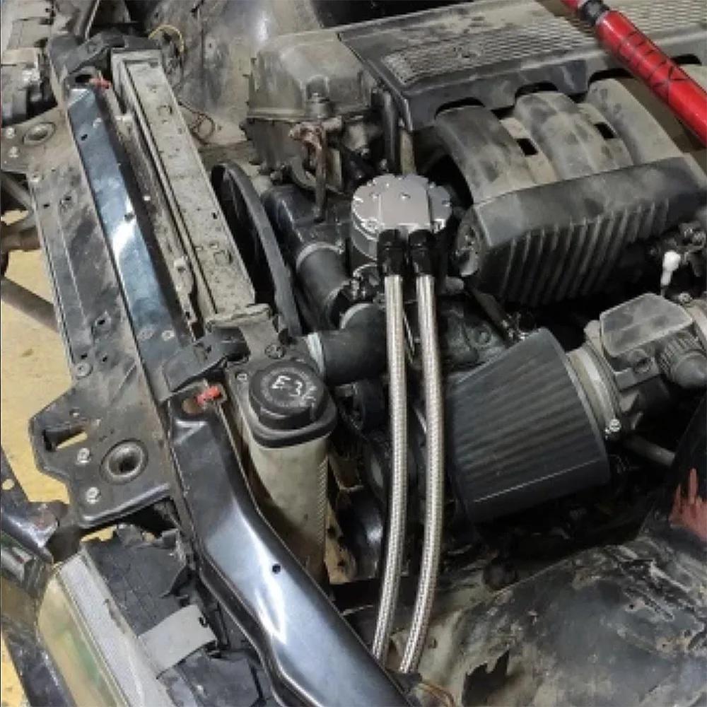 Adaptér chladiče oleje motoru Kryt víčka olejového filtru Pro BMW E46 E36 E39 E60 E61 323i 328i 325i 330i 525i 528i 530i M52 M54