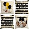 New Graduation Season Simple Printed Pillow Living Room Bedroom Home Sofa Bedside Pillow Cover Cushion Cover