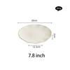 Ceramic Straw Hat Dish Dinner Plates Restaurant Hotel Unique Irregular White Diner Plates Porcelain Dish