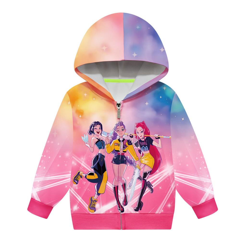 Kids Loose Long Sleeve Sweatshirts Blouse Causal Fashion Solid Color Pullover Hooded Sweatshirts Top With Pocket