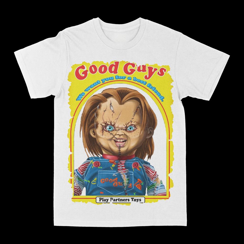 Chucky Good Guys Graphic T-shirt Patterned Printed T-shirt Summer Luxury Brand Pure Cotton T-shirts for Men and Women